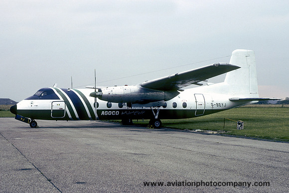 Agoco Handley Page Herald G-BEYJ (1981)
