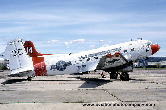 US Navy VT-28 Douglas C-117D 12443/N5597T (1981)