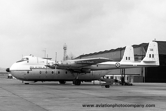 RAF Air Support Command AWA Argosy C.1 XR136 (1970)