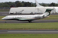 Ponderosa Asset LLC Gulfstream G650ER N888ZF at Prestwick (2024)