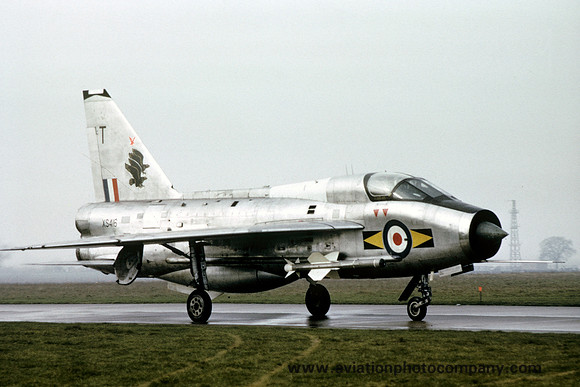 RAF 11 Squadron English Electric Lightning T.5 XS416/T (1973)