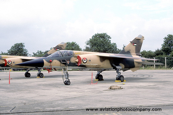 Jordanian Air Force 25 Squadron Dassault Mirage F.1E 107 at IAT Fairford (1987)