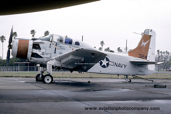 US Navy NATC Douglas EA-1F Skyraider 132443 (1979)