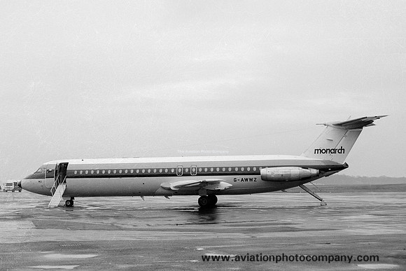 Monarch BAC-111 G-AWWZ (1980)