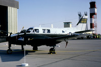 US Army USAAEFA Beech U-21A Ute 66-18008 at Edwards AFB (1980)