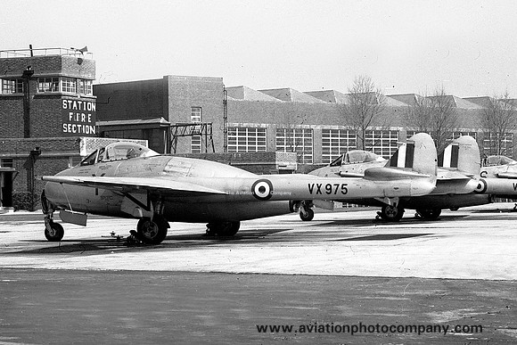 RAF 247 Squadron De Havilland Vampire FB.5 VX975