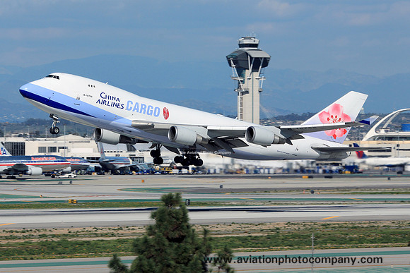 China Airlines Cargo Boeing 747-400F B-18708 at Los Angeles IAP (2013)