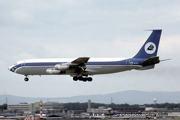 Israeli Air Force Boeing 707-100 4X-BYH/004 at Frankfurt Rhein Main (1977)