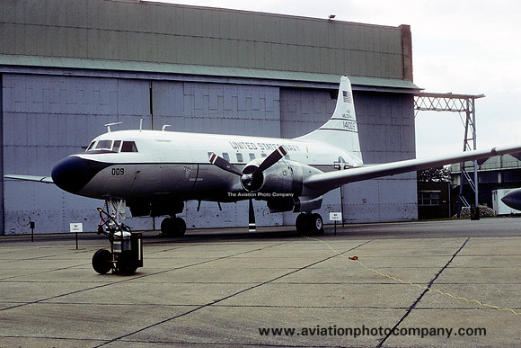 US Navy NAF Mildenhall Convair C-131F Samaritan 141009 (1980)