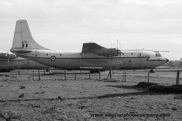 RAF Short Belfast C.1 XR370 stored at Kemble (1976)