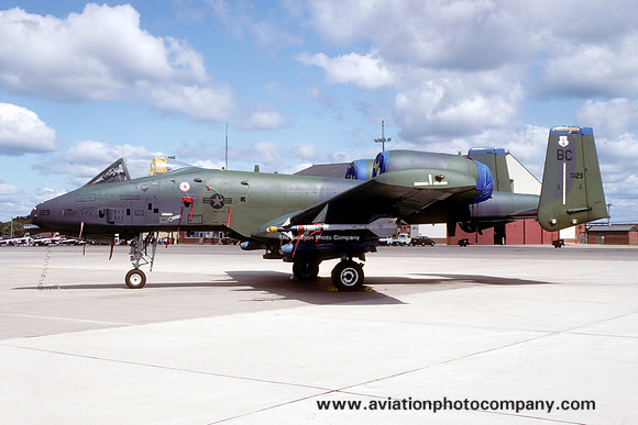 USAF Michigan ANG 172 TASS Fairchild A-10A Thunderbolt 79-0129/BC (1992)
