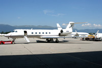 Gulfstream V N38NZ at Geneva (2008)