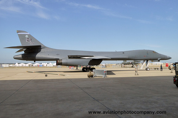 USAF 7 BW 28 BS Rockwell B-1B Lancer 85-0059/DY at the Istres Air Show (2016)