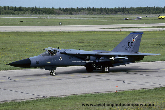 USAF 27 FW 523 FS General Dynamics F-111D Aardvark 68-0165/CC (1992)