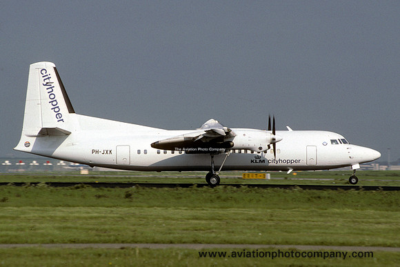 KLM Cityhopper Fokker F-50 PH-JXK (1998)