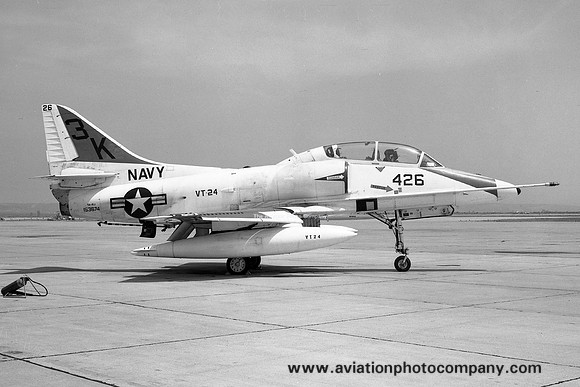 US Navy VT-24 Douglas TA-4J Skyhawk 153674/3K-426 (1976)
