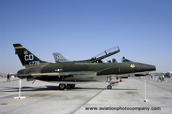 USAF 27 TFW North American F-100F Super Sabre 55-6778/CD (1972)