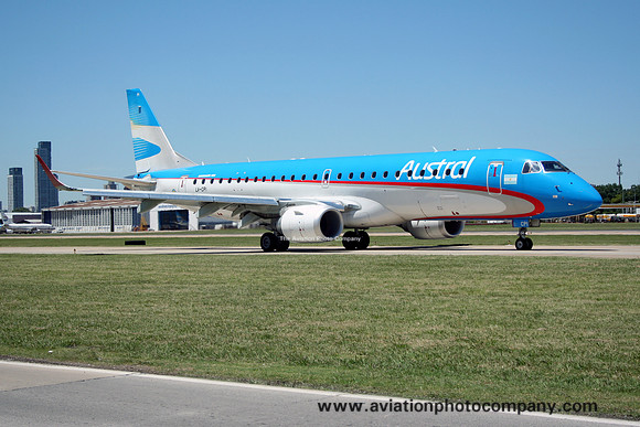 Austral Embraer ERJ-190 LV-CPI at Buenos Aires (2013)