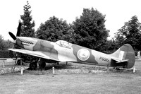 RAF Supermarine Spitfire PR.19 PS915 displayed at RAF West Malling (1959)