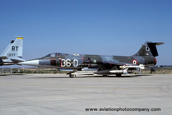 Italian Air Force 36 Stormo Lockheed F-104G Starfighter MM6574/36-0 (1981)