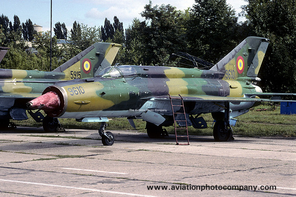 Romanian Air Force 95 AV Mikoyan MiG-21MF/A 9610 (2003)
