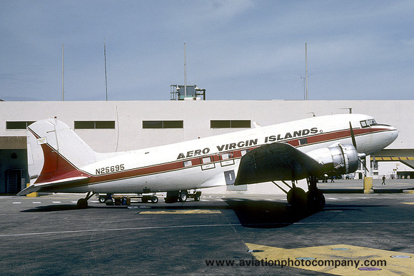 Aero Virgin Islands Douglas C-49E N25695 (1983)