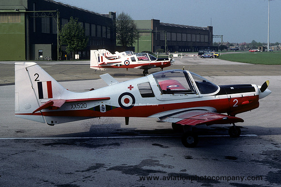 RAF CFS Scottish Aviation Bulldog T.1 XX520 (1985)