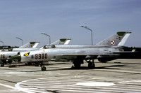Polish Navy 1 DLMW Mikoyan MiG-21bis 8980 (1998)
