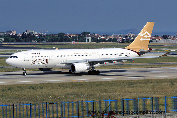 Libyan Airlines Airbus A330-200 5A-LAS at Istanbul IAP (2014)