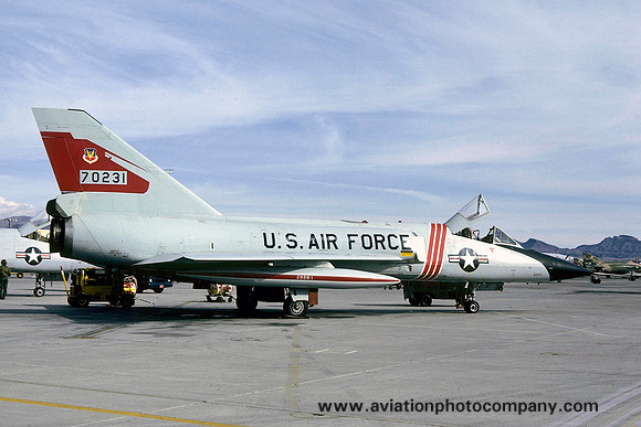 USAF 87 FIS Convair F-106A Delta Dart 57-0231 (1980)