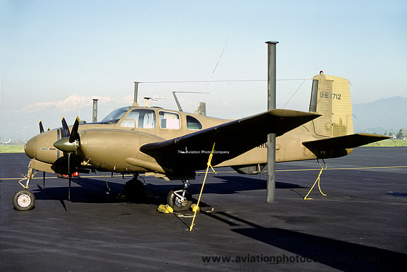 US Army Beech RU-8D Seminole 56-3712 (1980)