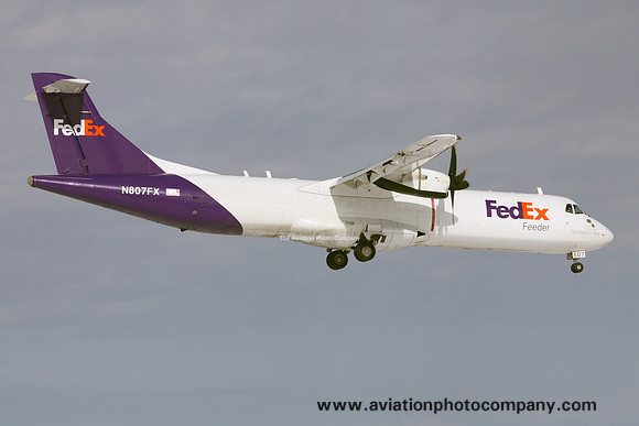 FedEx Feeder ATR-72-200 N807FX at Anchorage IAP (2016)