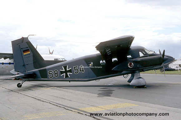 German Air Force AKG51 Dornier Do28D 58+54 at IAT Fairford (1987)