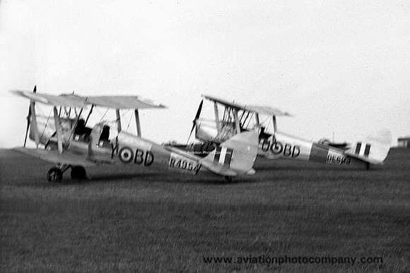 RAF 227 OCU De Havilland Tiger Moth R4954