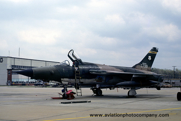 USAF Virginia ANG 149 TFS Republic F-105D Thunderchief 59-1739 (1979)