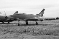USAF Arizona ANG 152 TFTS North American F-100C Super Sabre 55-2718 at MASDC Davis Monthan (1972)