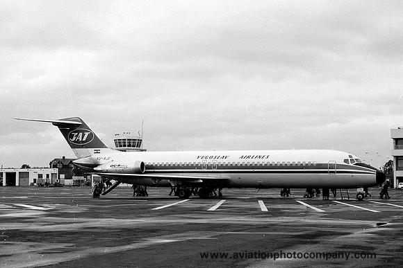 JAT DOuglas DC-9-32 YU-AJI at Newcastle (1976)