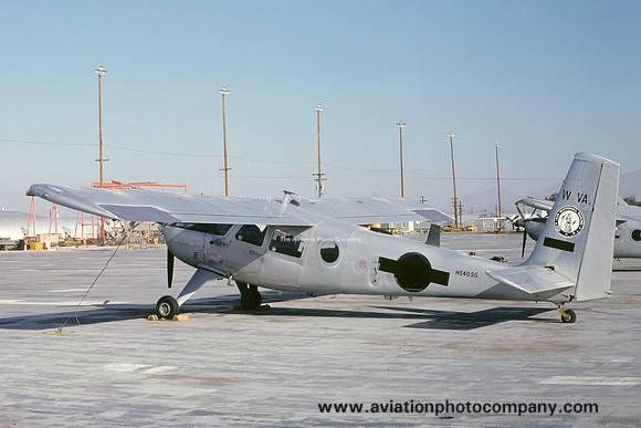 Ex West Virginia ANG Helio U-10D Super Courier N5405G at MASDC Davis Monthan (1978)