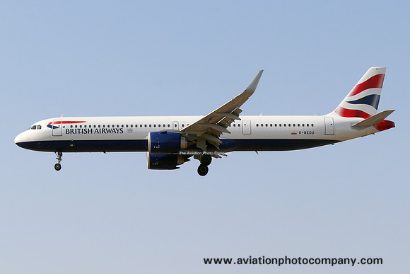 British Airways Airbus A321-251NX G-NEOU (2022)