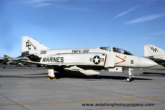 US Marines VMFA-122 McDonnell F-4S Phantom 153911/DC-8 (1980)