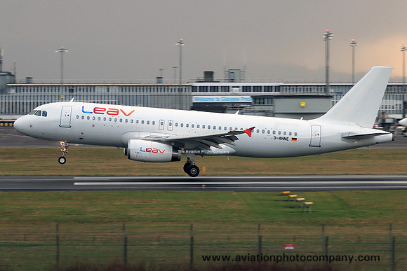 LEAV Aviation Airbus A320-232 D-ANNE at Prestwick (2024)