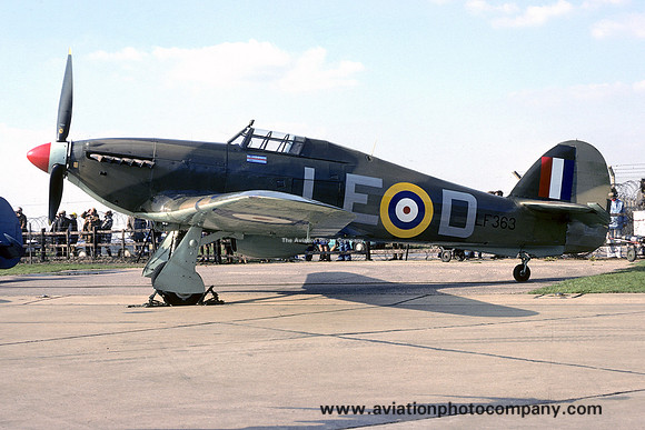 RAF Battle of Britain Memorial Flight Hawker Hurricane IID LF363 (1976)
