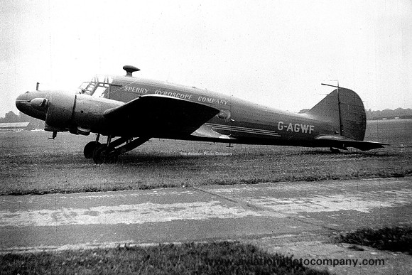 Sperry Gyroscope Company Avro Anson G-AGWF