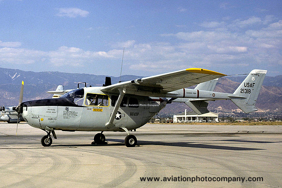 USAF California ANG 196 TASS Cessna O-2A Skymaster 67-21318 (1978)