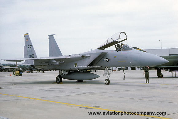 USAF 1 TFW 27 TFS McDonnell Douglas F-15C Eagle 81-0038/FF (1985)