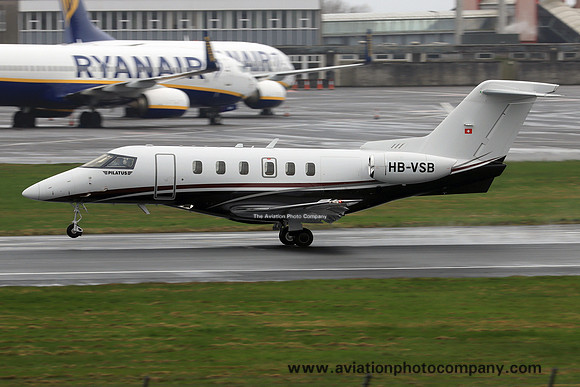 Pilatus PC-24 HB-VSB at Prestwick (2024)