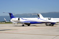 Global Jet Austria GMBH Embraer ERJ-135BJ Legacy 600 OE-IBR at Geneva (2008)
