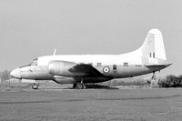 RAF 6 FTS Vickers Varsity T.1 WL682 stored at RAF Finningley (1971)
