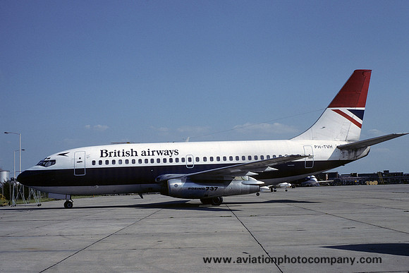 British Airways (leased from Transavia) Boeing 737-222 PH-TVH (1979)