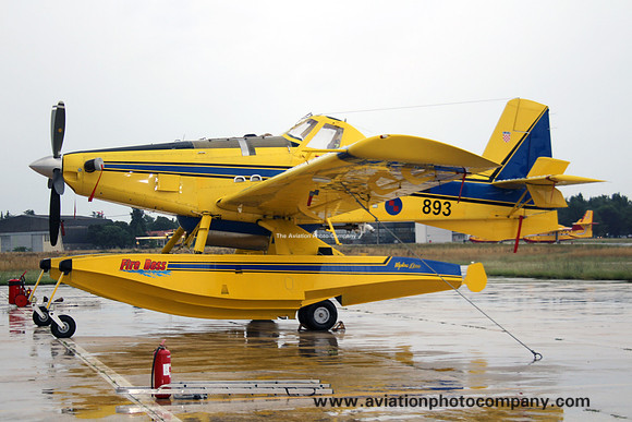 Croatian Air Force PPE Air Tractor AT-802AF 893 at Zadar (2014)
